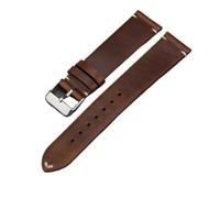 LQXHZ Correa De Reloj De Cuero De Vaca 18mm 19mm 20mm 21mm 22mm Cuero Vintage Hombres Mujeres Reemplazo Pulsera Fina Correa Accesorios De Reloj(C2,22mm)