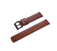 LQXHZ Correa De Reloj De Piel De Becerro De 20 Mm Y 22 Mm Con Cierre Rápido, Estilo Retro, Color Negro, Marrón Y Café, For Hombre Y Mujer.(Brown-Black,20mm)