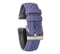 LQXHZ Correas De Reloj De Lona Material Premium Liberación Rápida Correas De Reloj De Nylon De Calidad Negra Hebilla De Acero 18 Mm 20 Mm 22 Mm 24 Mm (Color : Blue-111, Size : 18mm)
