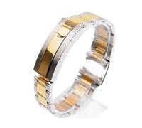 LQXHZ Reloj Ajuste for Rolex Submariner Daytona Reloj de borde de arco de acero inoxidable sólido accessorie hombres reloj de reloj de reloj Reemplazar la pulsera de reloj(B)