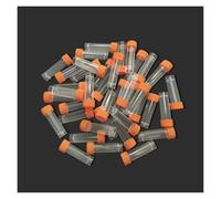 LQXHZ Tubos de centrífuga de tapa de rosca de 5 ml, estériles, experimentales, de alta calidad, for refrigeración, viales de volumen, 50 unidades/bolsa