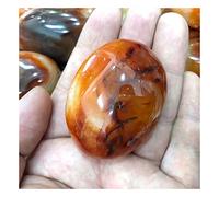 LQYXGS Decoración para el hogar con Piedras de Cristal 1 Pieza de Piedra caída cornalina roja Cristal Natural Pulido 60G-200G(1PC 180G-200G)