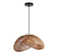 LQZCXMF Lámpara Colgante Ajustable De Estilo Chino Casquillo E26, Lámpara De Araña De Bambú Lámpara Colgante De Ratán Estilo Sudeste Asiático Para Comedor, Cocina, Sala De Estar Y Dormitorio