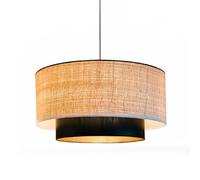 LQZCXMF Lámpara Colgante De Tela Industrial Lámparas Colgantes Nórdicas Para Cocina Lámpara De Bambú Natural Tejida A Mano Para Decoración Del Hogar Lámpara Colgante Grande Costera Tejida