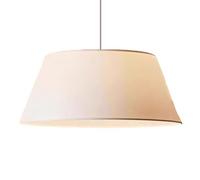 LQZCXMF Lámpara De Techo Colgante Con Pantalla De Tela Única Para Dormitorio, 60 Cm, Color Blanco, Estilo Farol, Altura Ajustable, Estilo Nórdico Moderno, Ideal Para Isla De Cocina