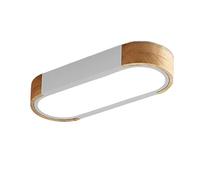 LQZCXMF Tira Nórdica Cerca De Lámparas De Techo con Lámpara De Techo LED con Decoración De Madera Pantalla con Diseño De Macarrón Accesorio De Iluminación Empotrado, para Entrada, Pasillo,