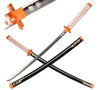 LQZJG Anime Espada de bambú Cosplay，Kochou Kanae Negro Espada Katana 103 cm/40 Pulgadas