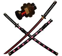 LQZJG Anime Espada de bambú Cosplay，Roronoa Zoro Espada Katana Shusui 103 cm/40 Pulgadas