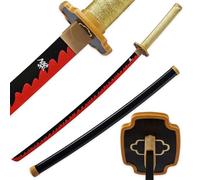 LQZJG Anime Espada de bambú Cosplay，Tsugikuni Yoriichi Espada Katana 103 cm/40 Pulgadas