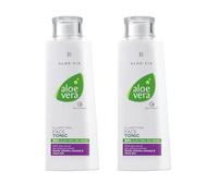 LR Aloe VIA Aloe Vera - Loción facial limpiadora para la piel, 2 x 200 ml