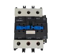 LREDONM CJX2-9511 Contactor de CA 1NO + 1NC 50Hz 95A Voltaje de Bobina 380V 220V 110V 36V 24V LC1-D95 Contactor de CA Contacto de Plata(AC110V)