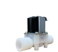 LREDONM Electroválvula roscada macho 1/2 "3/4" AC 220 V DC 12 V 24 V Interruptor regulador válvula de control de agua normalmente cerrado normalmente abierto (1/2", 12 V_Normally Closed)