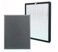 LRFDRESS PU3080 XD6231 Filtro purificador de aire para Rowenta Pure Air Genius PU3080 PU3080U0 PU3080F0 Purificador de Aire Reemplazo 2 en 1 Combinado HEPA y Filtro de Carbón Activo