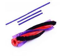 LRFDRESS Rodillo de cepillo de 225 mm para aspiradora Dyson V6 DC59/DC62/SV03, cepillo giratorio, 1 rodillo de cepillo de 225 mm/8,86 pulgadas, 3 unidades de tiras de felpa azules de repuesto