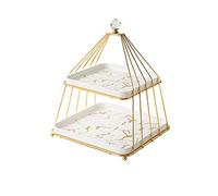 LRFNKCT cesta de fruta, Fruit Bowl Ceramic Tray European-Style Cake Stand, Snack, Household Basket
