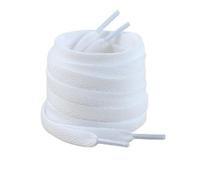 LRFNKCT cordones, cordones de zapatos, 1/2 par de cordones planos blancos y negros for zapatillas deportivas