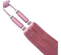 LRFNKCT Sujetadores de Cortinas, 1 Pair Creative Curtain Rope Tiebacks with Tassels Buckle Tieback Home Decorative