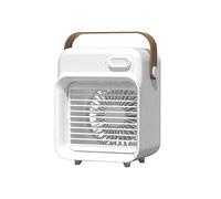 LRFVADW - Aire acondicionado portátil portátil para humidificador de aire refrigerado por aire en la oficina, color blanco
