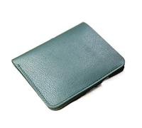 LRFVADW Bolso de Mujer Genuine Leather Young Men Small Wallet Card Holder Luxury Designer Short Standard Wallets Casual Slim Money Bag Minimalist Purse(Green)