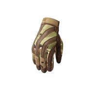 LRFVADW Guantes de senderismo deportivos para todos los dedos, protección de montañismo, ciclismo, motocicleta, transpirables, pantalla táctil para adultos (camuflaje claro, XL)