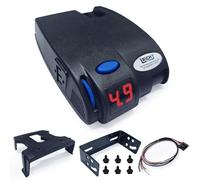 Lrichy 90160, kit de controlador de freno de remolque proporcional para remolques de freno eléctricos de 1 a 3 ejes, compatible con Ford, GM, Chevy, Dodge, RAM, Toyota, Jeep, Primus IQ. El arnés de