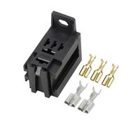 LRPLLWNT 1 Juego de Enchufe relé Violeta for automóvil con Terminal 12V/24V/30A Contacto Cambio Retardante Llama Nailon Modificado