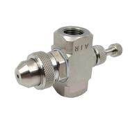 LRPLLWNT Boquilla atomizadora de Mezcla Aire y Agua, Boquilla Ajustable, Chorro pulverización neumático Acero Inoxidable, Dos fluidos(Pressure Round)