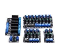 LRPLLWNT Módulo de relé Estado sólido Alto Nivel 5V 12V 24V DC 1 2 4 8 Canales SSR for G3MB-202P AVR DSP(24V High Level,2 Channel)