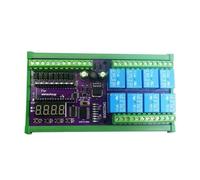 LRPLLWNT Placa de Interruptor Temporizador retardo multifunción, 8 Canales, 24V CC, 12V, RS485, PLC, IO, módulo protección expansible for V3.0(DC 24V Only Board)