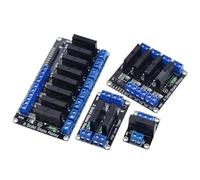 LRPLLWNT Relé de 5V 1 2 4 8 Canales for OMRON SSR módulo relé Estado sólido bajo 250V 2A para(5V 8 Way High)