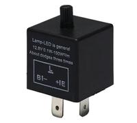 LRPLLWNT Relé Intermitente LED de frecuencia Ajustable CF13/CF14 de 3 Pines y 12 V, indicador de señal de Giro for Motocicleta, indicador Intermitente Fijo for Motocicleta(CF14KT)