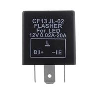LRPLLWNT Relé Intermitente LED de frecuencia Ajustable CF13/CF14 de 3 Pines y 12 V, indicador de señal de Giro for Motocicleta, indicador Intermitente Fijo for Motocicleta(CF13)