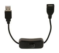 Lrporyvn Cable de ExtensióN USB una Macho una Hembra con Interruptor Encendido/Apagado