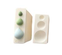 Lrregular - Moldes de corte de arcilla de polímeros elipsoides 3D para aretes de arcilla, hechos a mano, accesorios para hacer joyas, prensa de cuentas