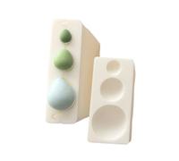 Lrregular - Moldes de corte de arcilla de polímeros elipsoides para aretes hechos a mano, accesorios para hacer joyas, accesorios para mujer, prensa de cuentas