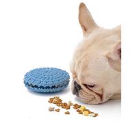 LRRH OVNI - Juguete dispensador de comida para perros, rompecabezas de golosinas para perros, juego interactivo de entretenimiento, alimentador lento, juguete oscilante (azul)