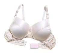 LRSSMB 2025 Sujetador De Seda Satinada Suave De Doble Cara De Seda De Morera Push Up Soporte Sujetadores Inalámbricos For Mujeres Señoras Bralette Diario(Light Pink,XXL)