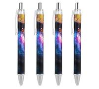 Lrtyuasq Baboon Colorful Monkey - Bolígrafo retráctil de 0,5 mm, tinta negra, para bolígrafos de diario