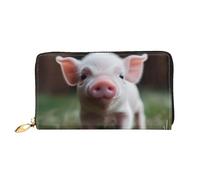 Lrtyuasq Cartera de cuero impresa con la bandera patriótica de Estados Unidos del 4 de julio con 12 soportes para tarjetas de crédito y 3 clips para dinero, bolso de mano largo para chequera tarjetas