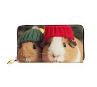 Lrtyuasq Cartera de cuero impresa con la bandera patriótica de Estados Unidos del 4 de julio con 12 soportes para tarjetas de crédito y 3 clips para dinero, bolso de mano largo para chequera tarjetas