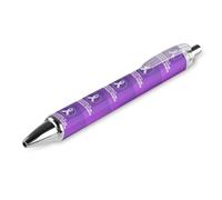 Lrtyuasq I Wear Purple For Pancreatic Cancer Awareness - Bolígrafo retráctil de tinta negra, regalos para estudiantes, suministros de papelería de oficina