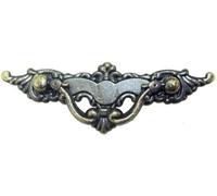 LRTYZBD Tirador de puerta retro para cajones de cocina, muebles, armarios, tiradores antiguos, color bronce
