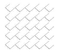 Lrtzizy 1000 Piezas Metal EstáNdar Precortado 0,6Mm Grapas Calientes para Grapadora de PláStico ReparacióN de Parachoques de Coche Hine Soldador Cables Herramienta de ReparacióN, plata (500067580)