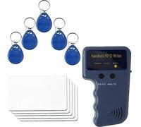 Lrtzizy 125KHz EM4100 RFID Copiadora Escritor Duplicador Programador Lector + T5577 EM4305 ID Regrabable Llaveros Etiquetas Tarjeta