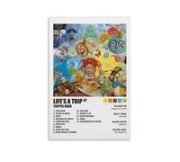 LRXDECOR Life's A Trip by Trippie Redd - Póster de la portada del álbum de música de éxito, arte de pared moderno para dormitorio, decoración estética del hogar, 20 x 30 cm, sin marco