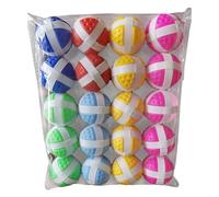 LRXFPIYF 20 Pelotas de Golf Adhesivas, Juguete Deportivo para Exteriores, Adolescentes, Resistente, portátil, para Interior, Tela, Tablero, Bolas con Gancho y, Style B