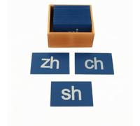 LRXFPIYF 21 Piezas Tablero de Aprendizaje Infantil Set Didáctico Fonético Tablas Texturizadas Madera de con Caja Adecuado para Educadores Aula de Infantil Refuerzo de Lectoescritura