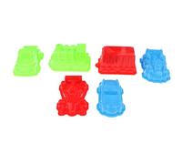 LRXFPIYF 7 Piezas de Arena para Castillos Juguetes Creativos de Modelado de Arcilla Plástico Resistente para Playa Actividades Pa, 6 Piezas