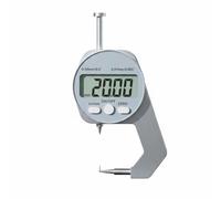 LRXFPIYF Calibrador de Espesor Digital Medidor Micrómetro Calibre Medidor Electrónico Exactitud Profesional Aleación de Aluminio Pantalla Digital Amplia Tecla, 0-20mm, Cabeza Doblada