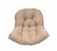 LRXFPIYF Cojín para Columpio Impermeable Asiento Colgante Cojín Acolchado Almohadilla Nido Respaldo Ergonómico Oxford y Algodón PP Adecuado en Casa Balcón, Caqui, 120 80 Modelo Normal 1.5kg